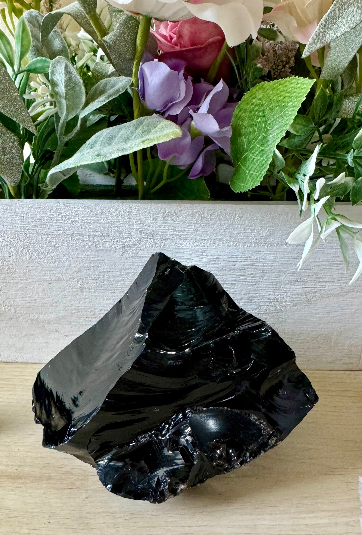 Rough Black Obsidian