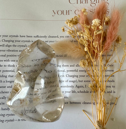 Clear Quartz Flame