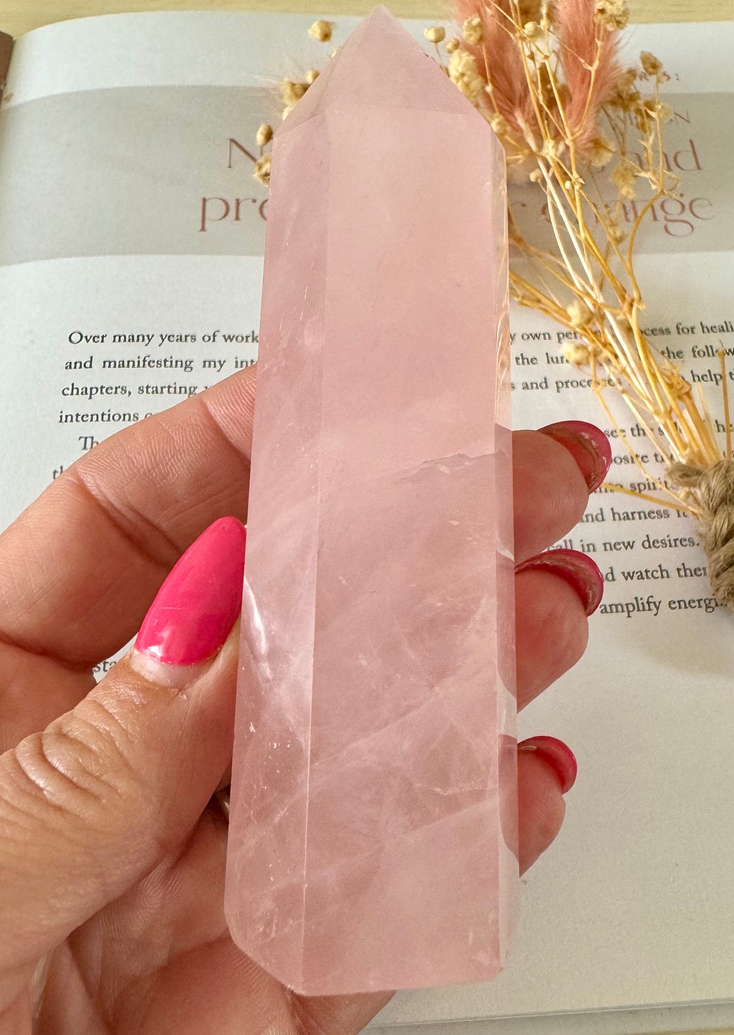 Rose Quartz Point 3