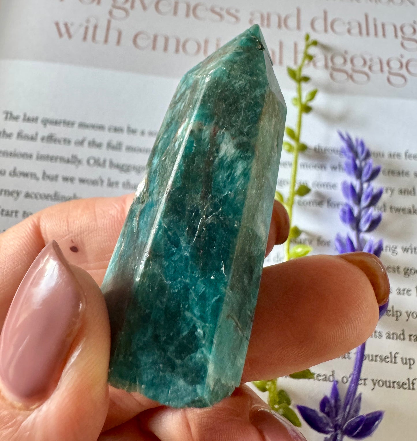 Blue Apatite Point 3