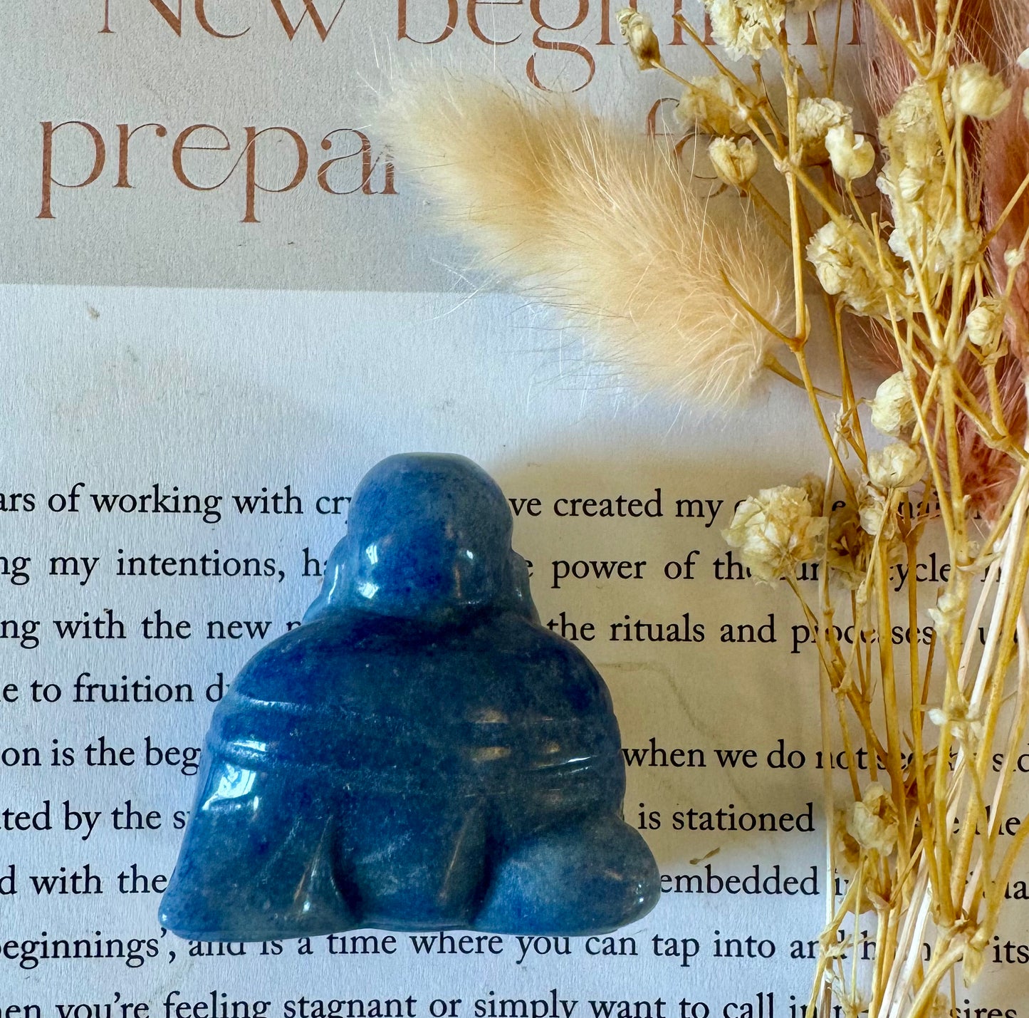 Blue Aventurine Buddha