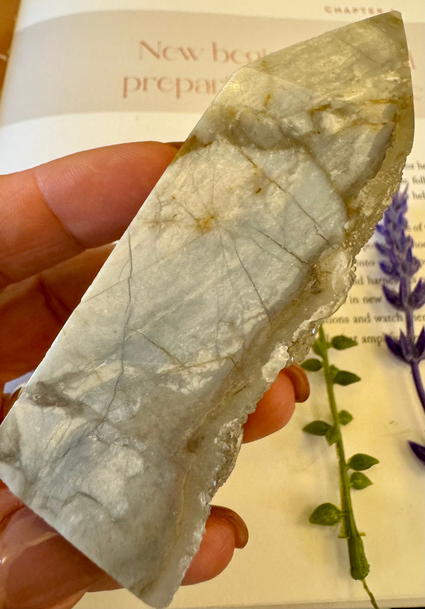 White Sphalerite Druzy Point 1