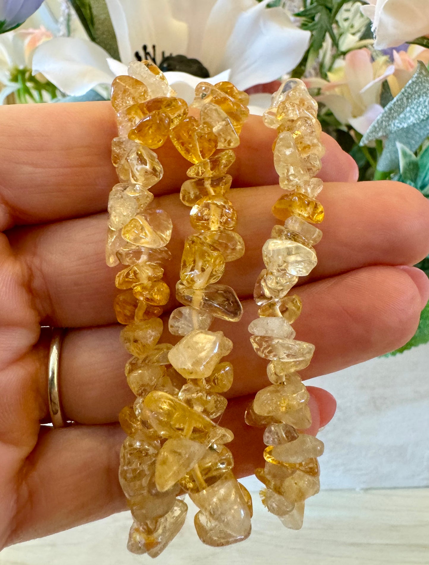 Citrine Chip Bracelet