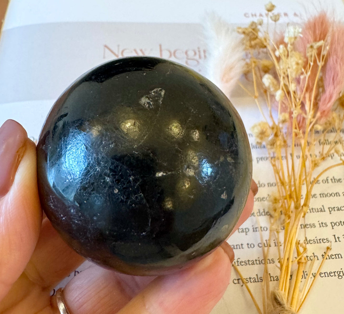 Black Tourmaline Sphere