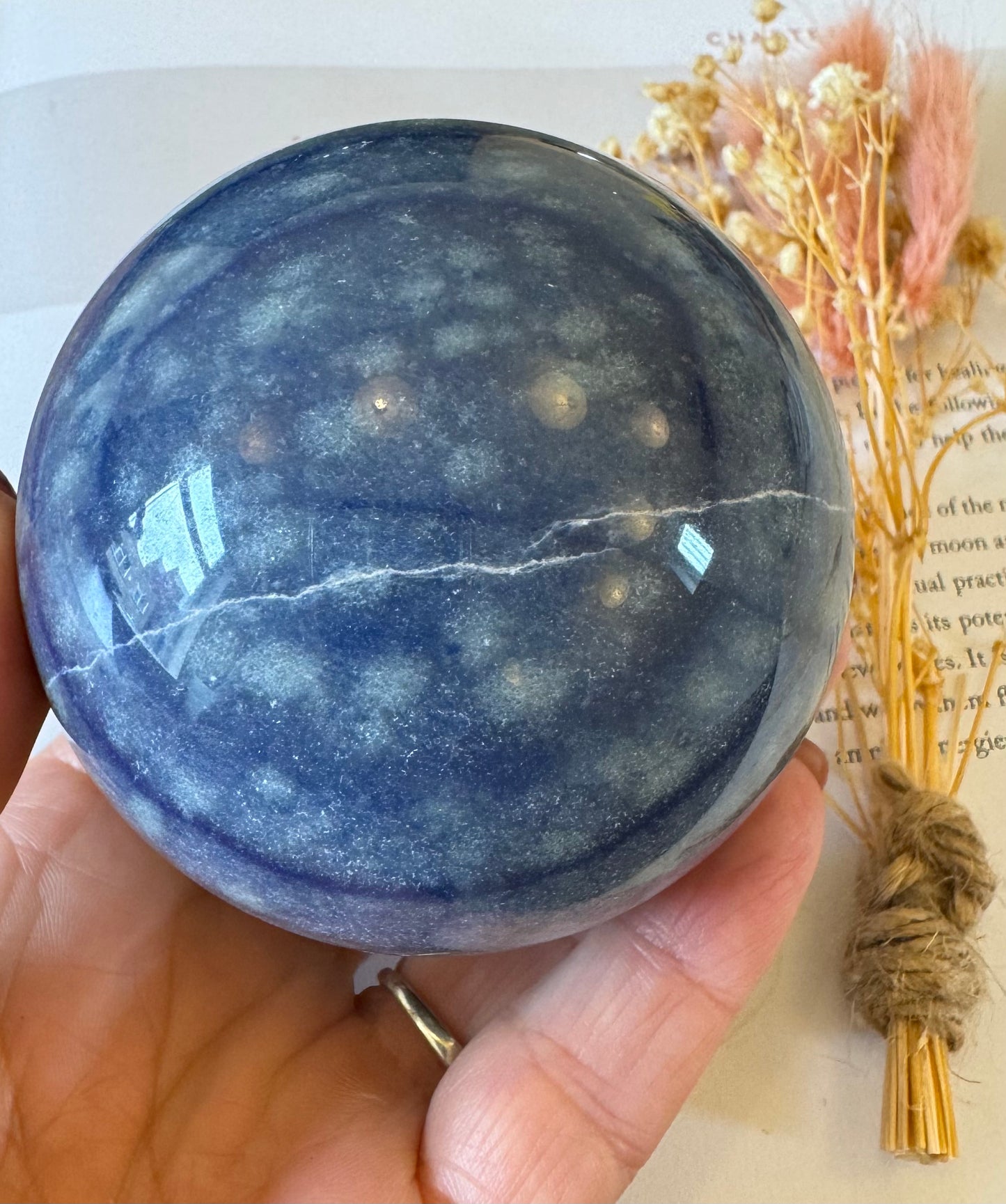 Blue Aventrine Sphere 1