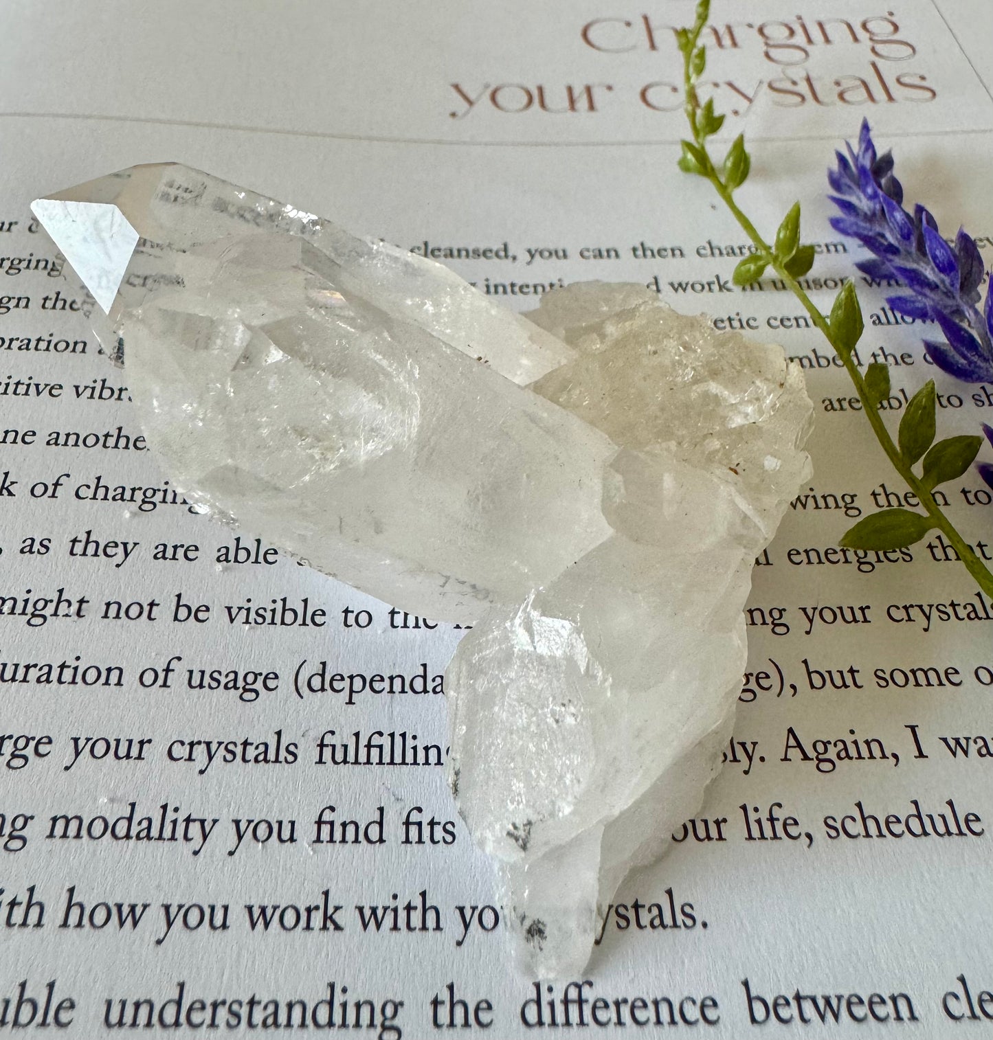 Clear Quartz Cluster 4