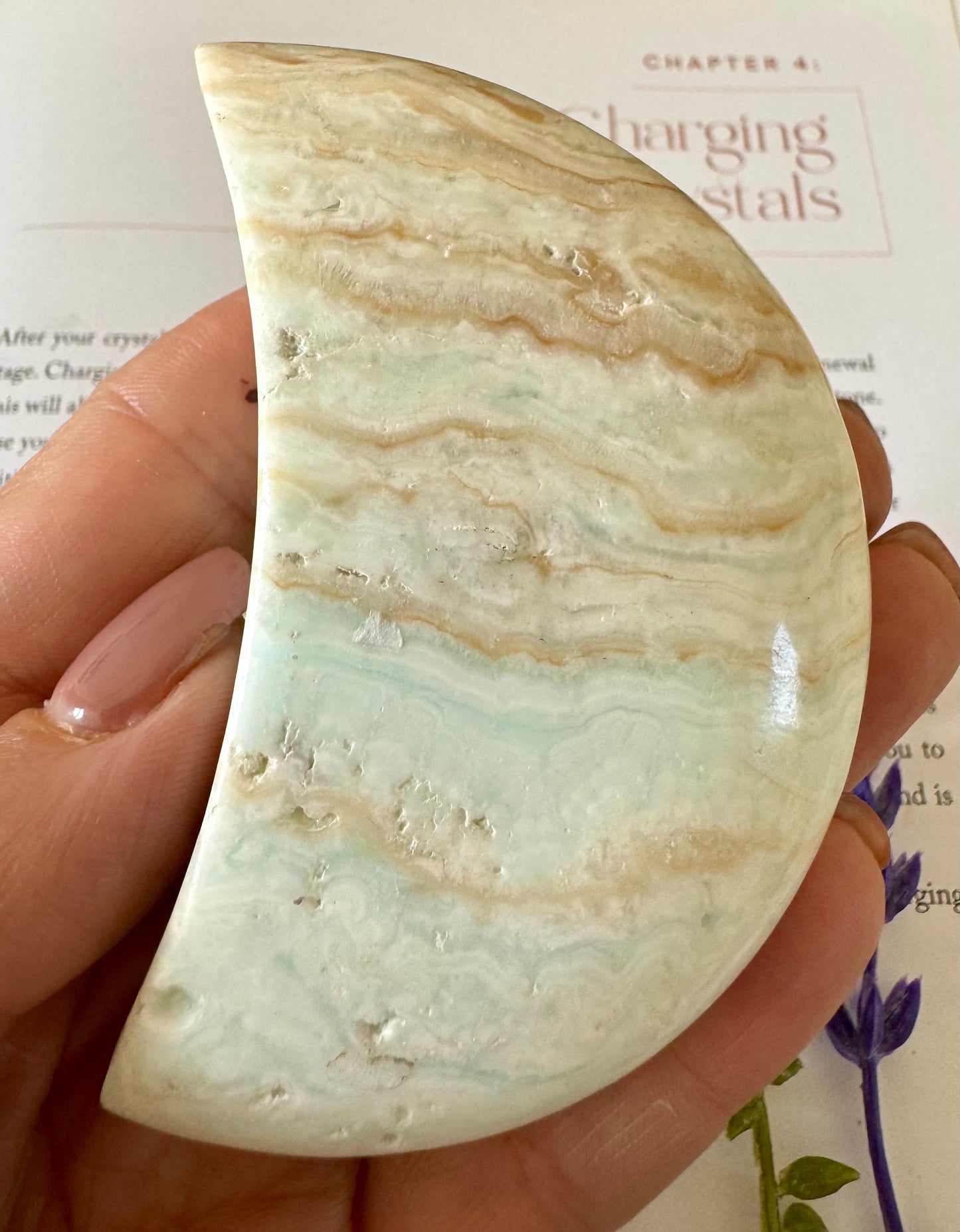 Caribbean Calcite Moon