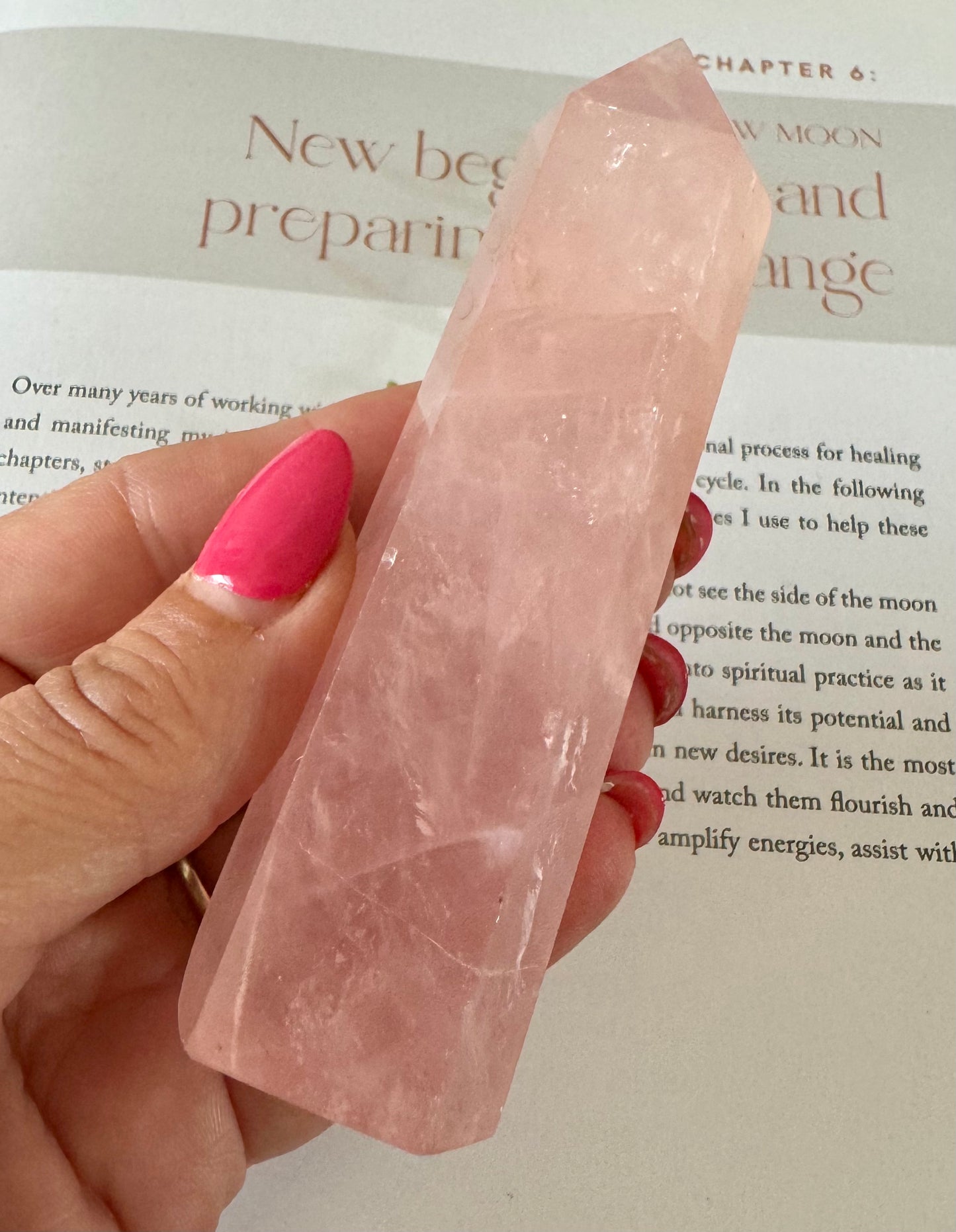 Rose Quartz Point 5