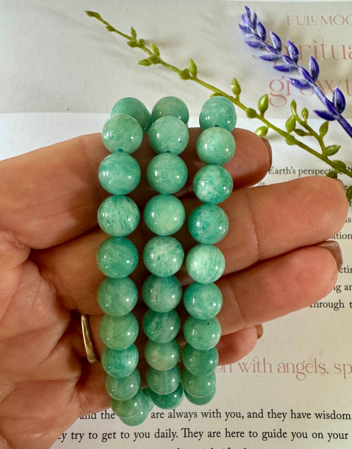 Amazonite Beaded Bracelets