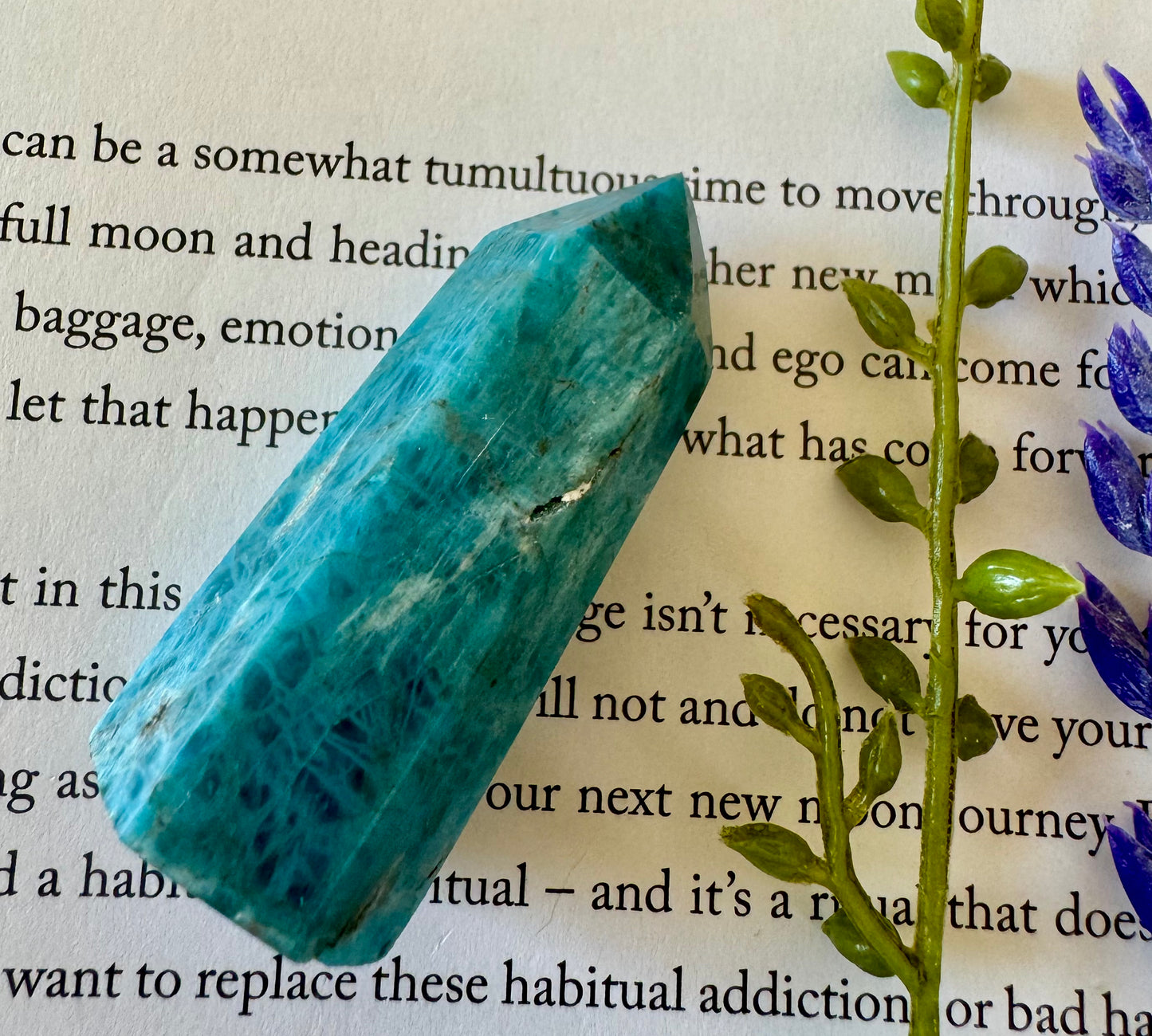 Blue Apatite Point 4