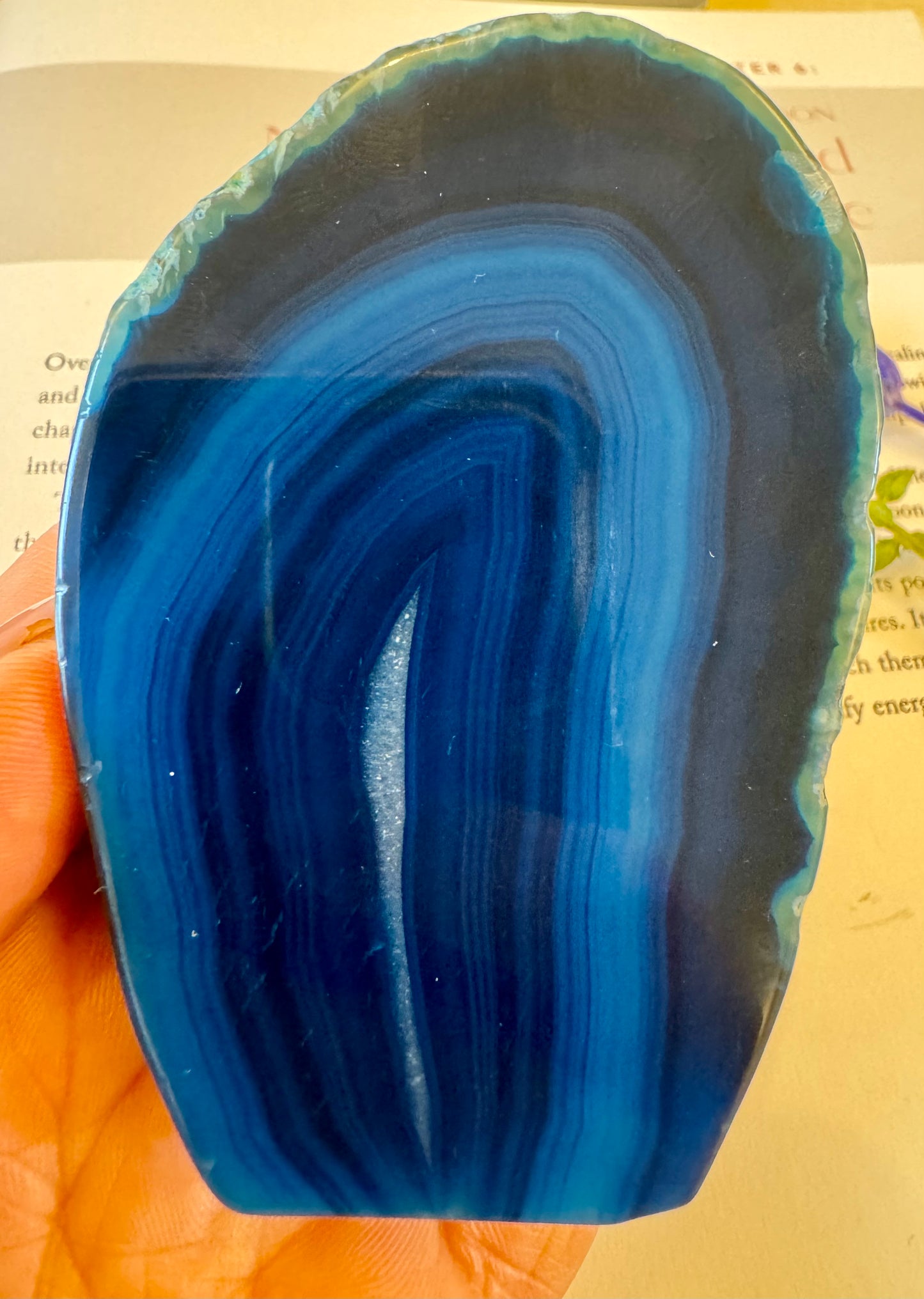 Blue Agate Freeform 2