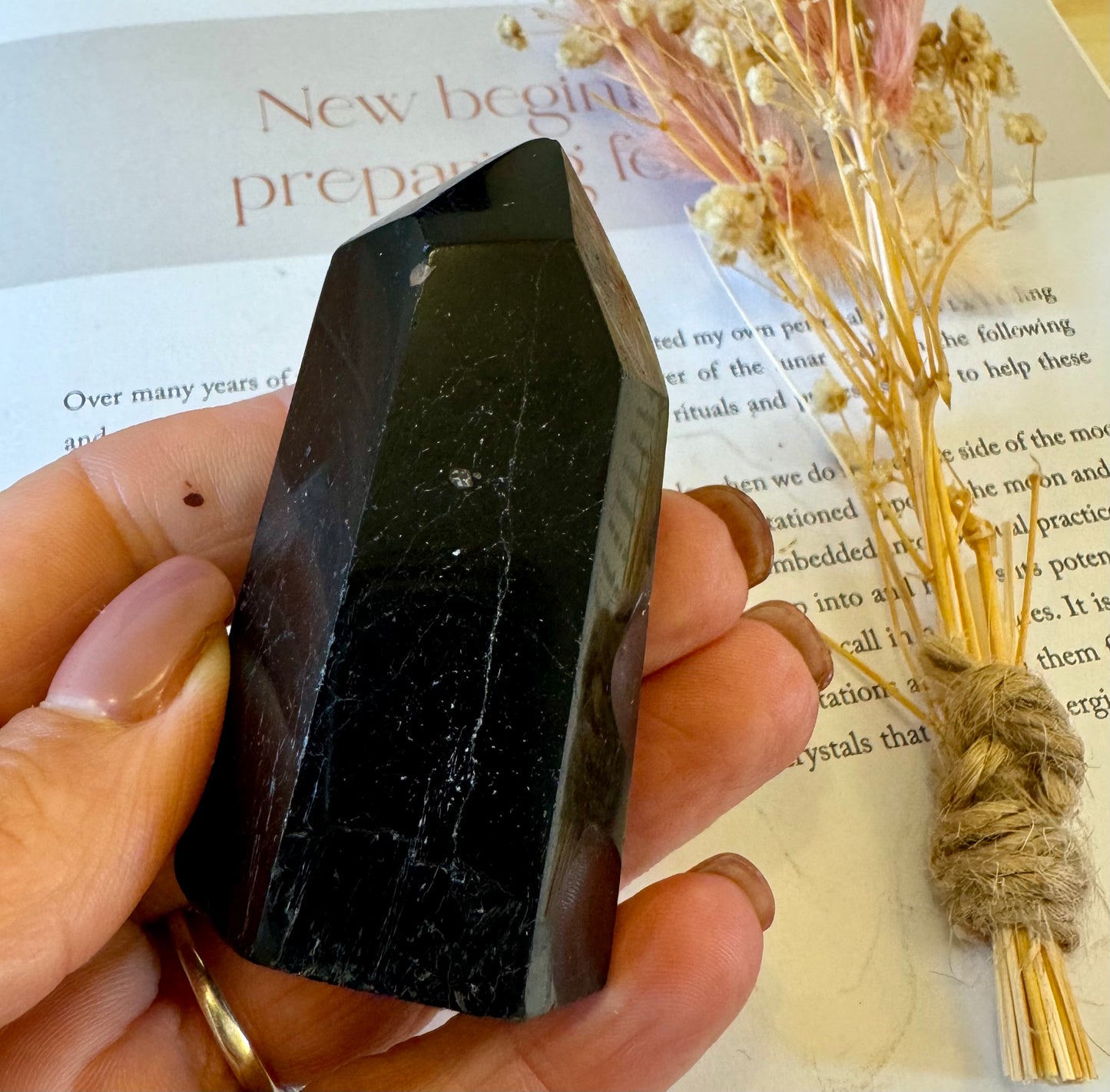 Black Tourmaline Point 3