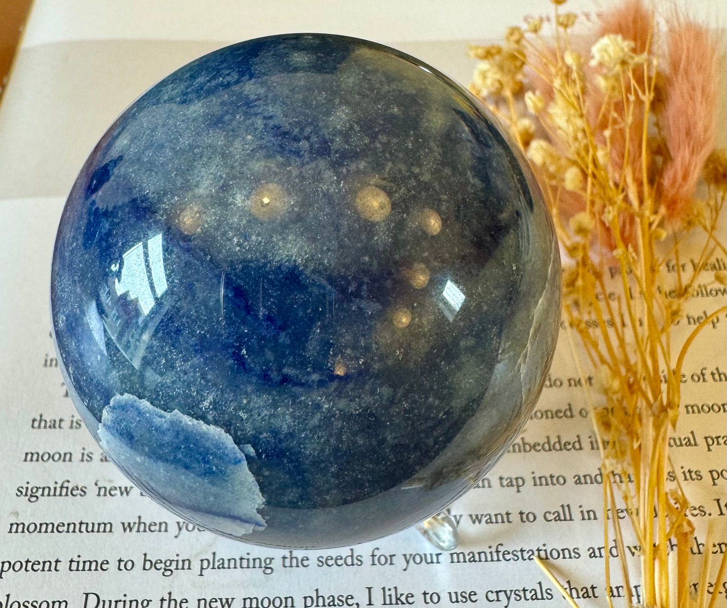 Blue Aventrine Sphere 2