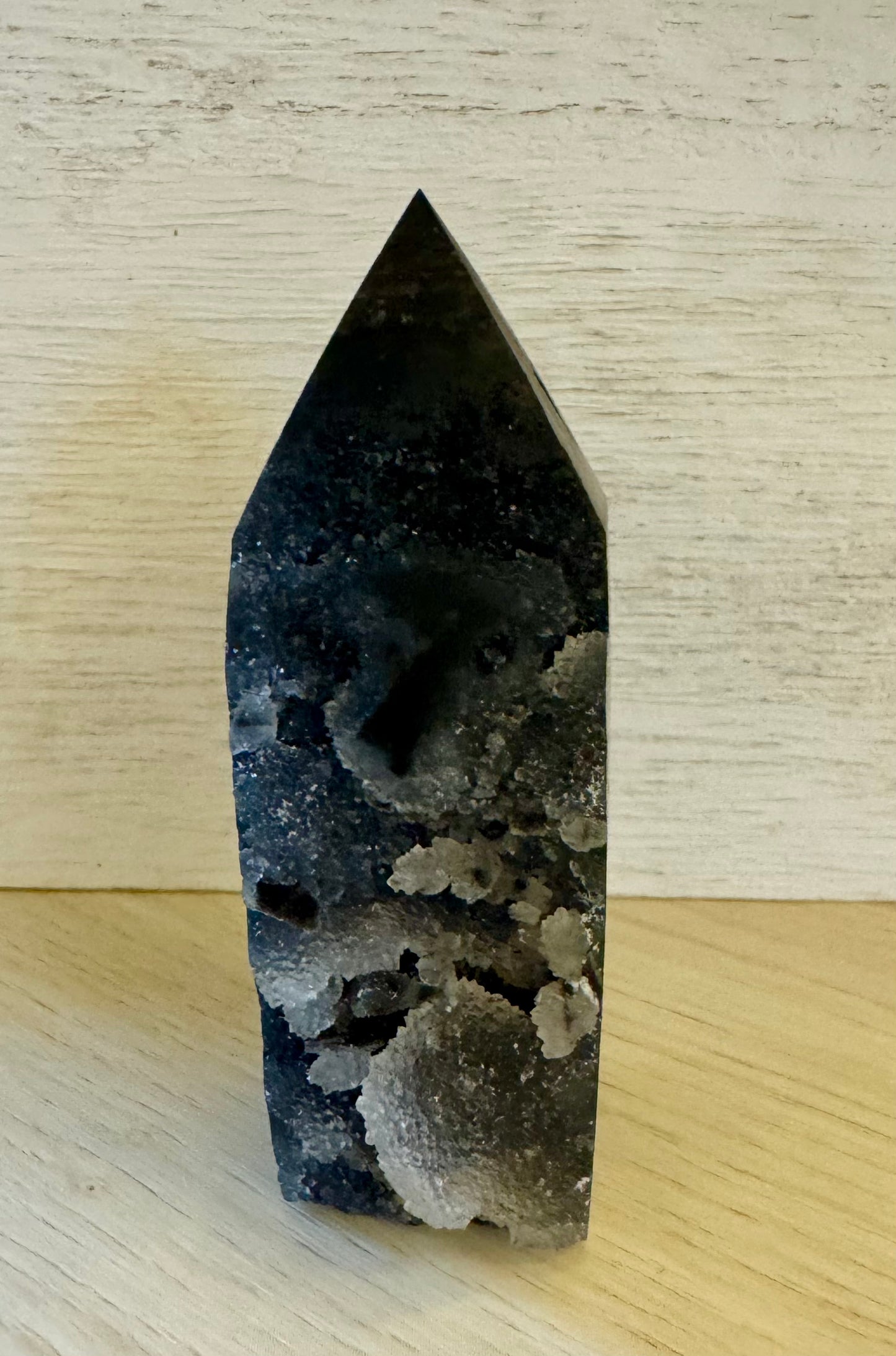 Black Sphalerite Druzy Point 2