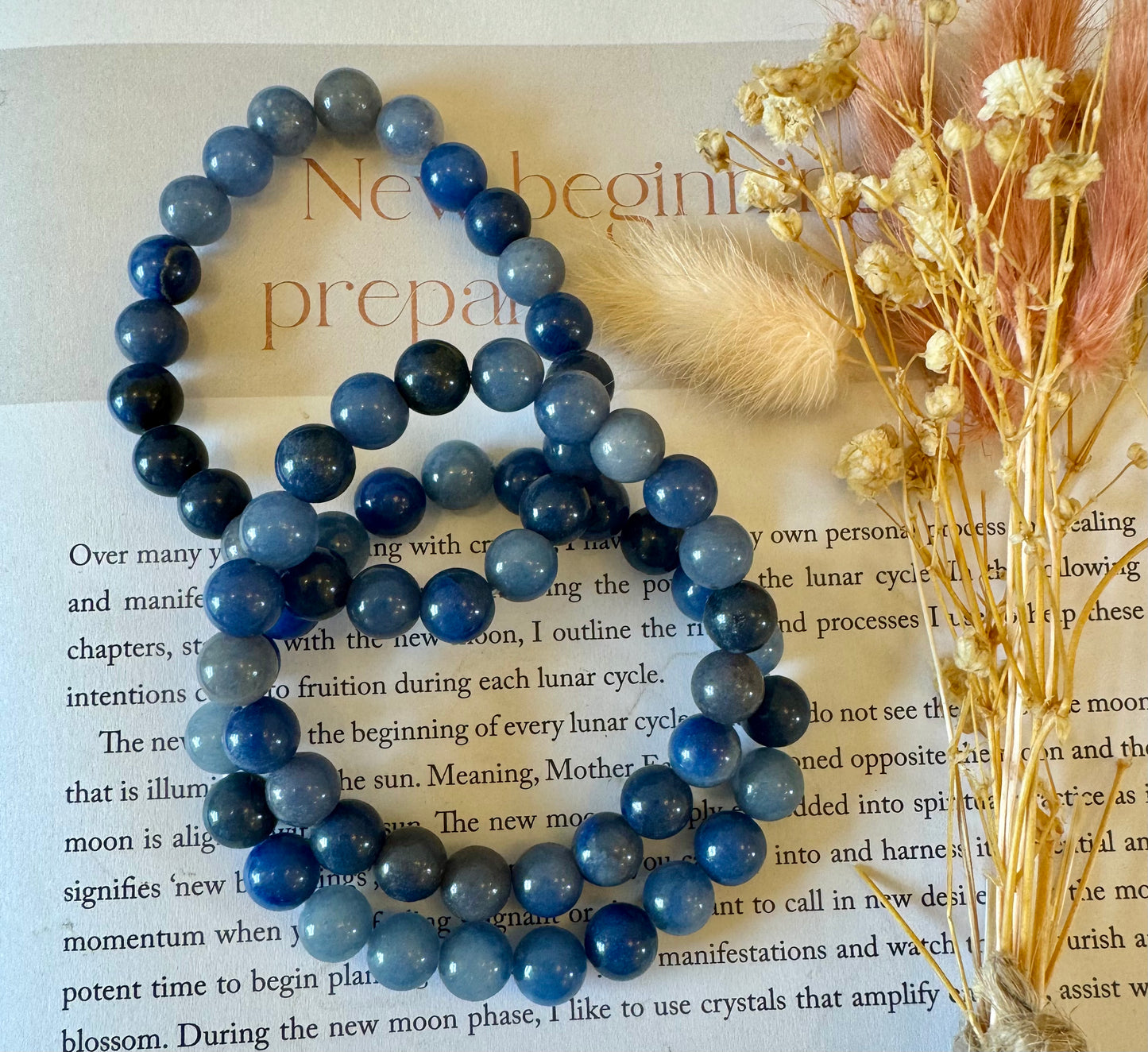 Blue Aventurine Bracelet 8mm