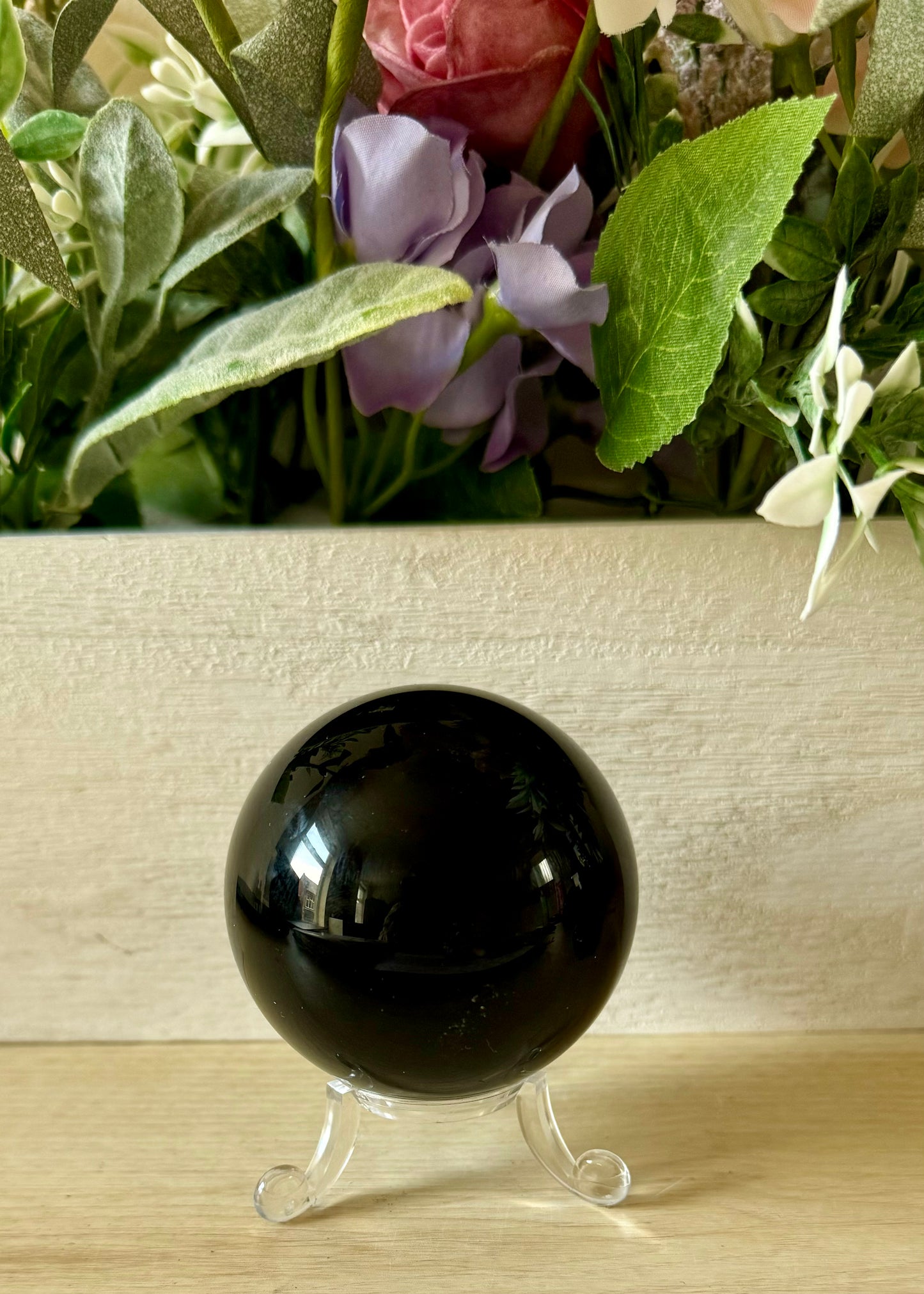 Black Obsidian Sphere