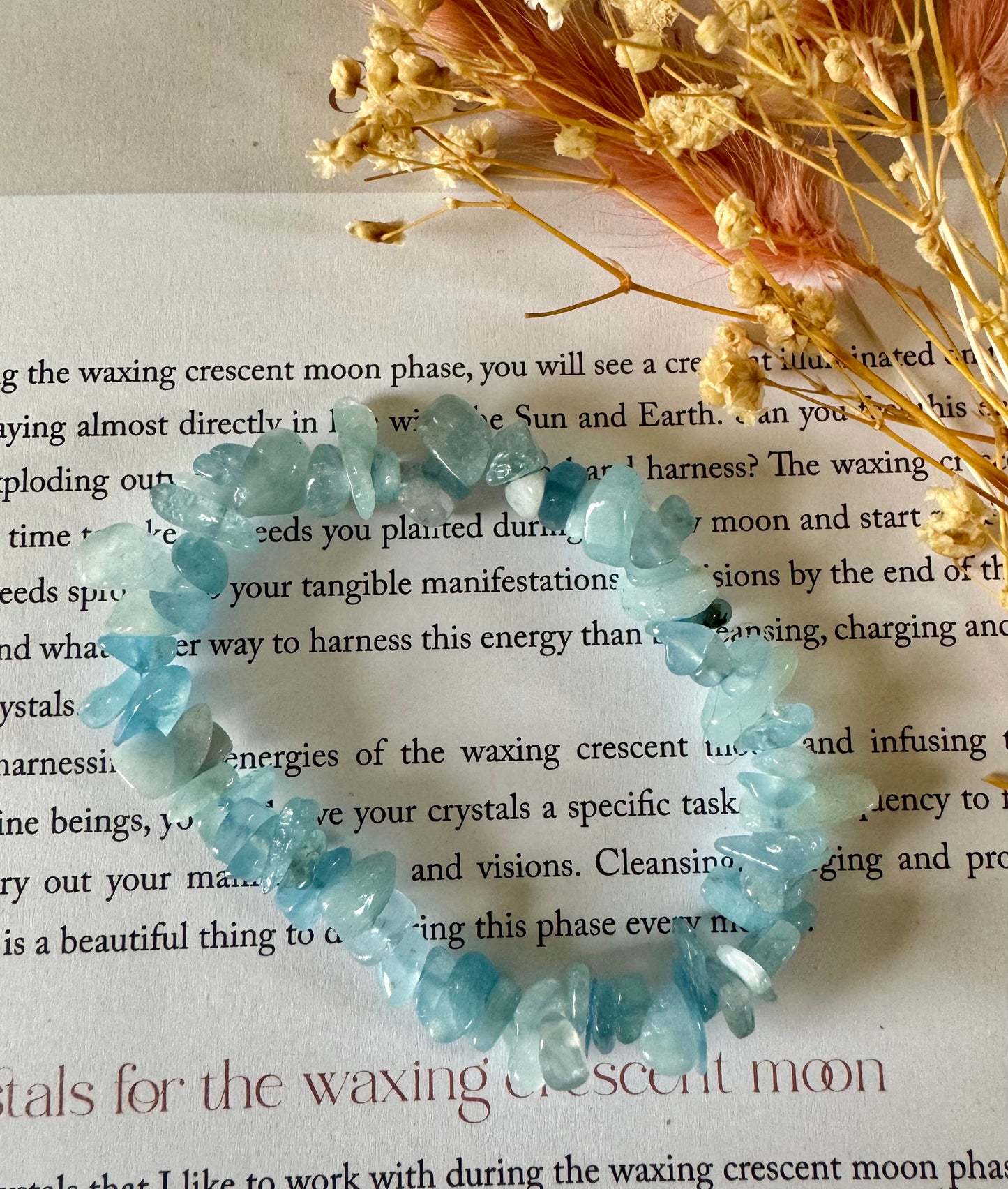 Aquamarine Chip Bracelets