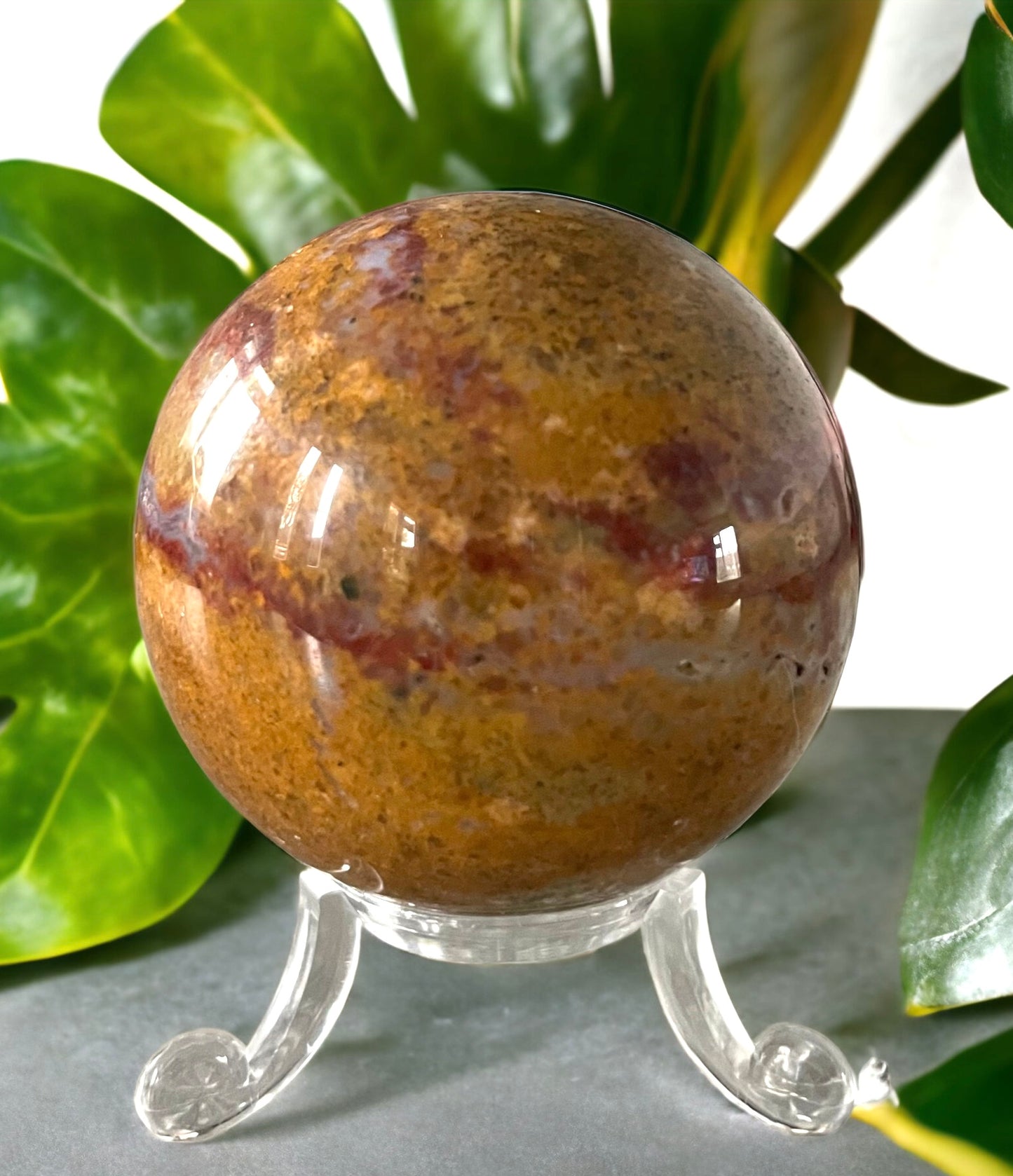 Ocean Jasper Sphere