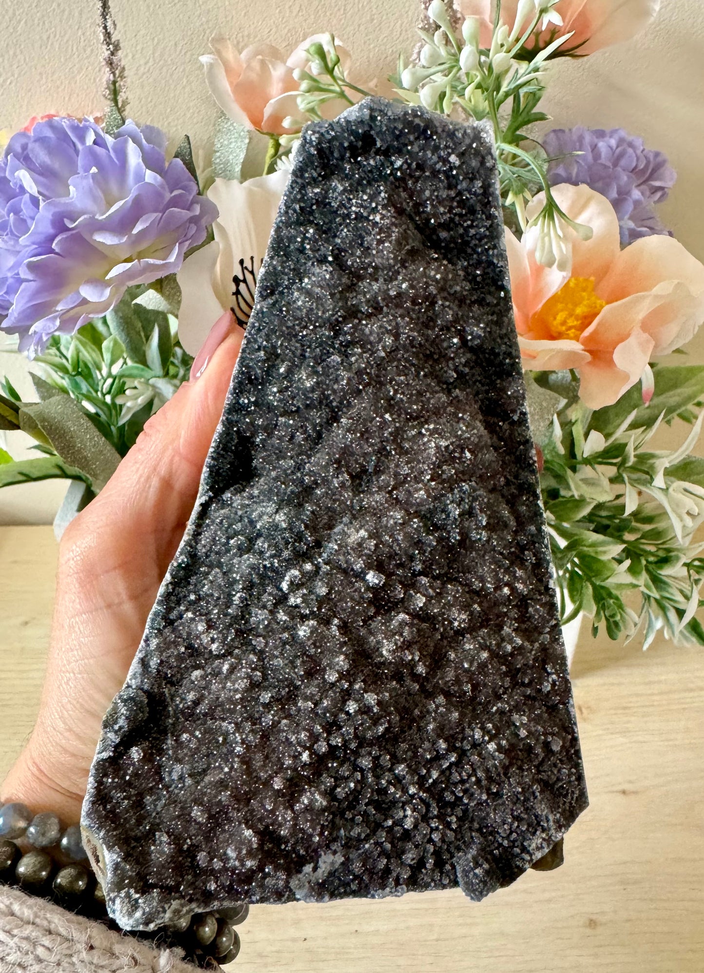 Black Amethyst Freeform Cluster 3