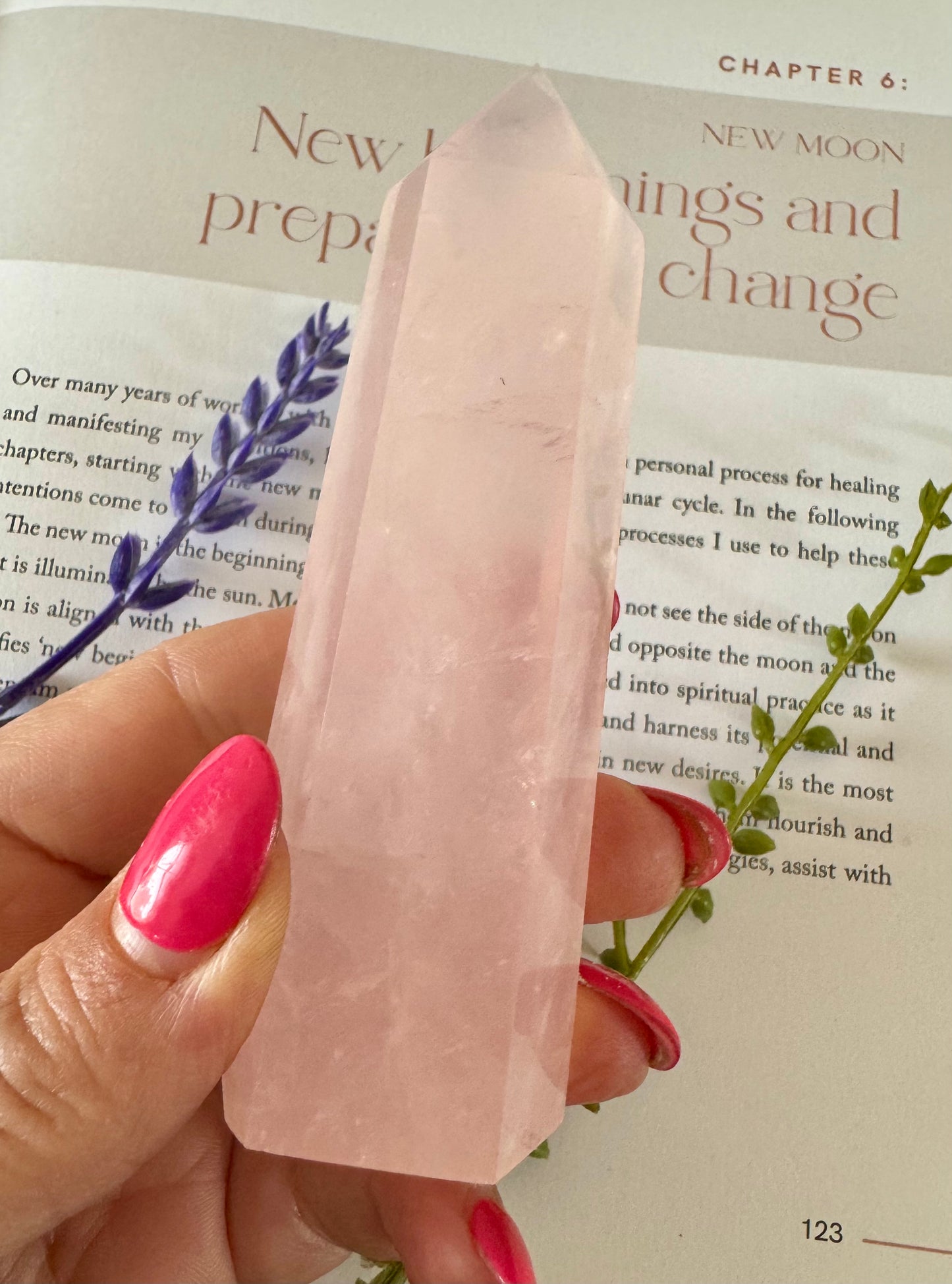 Rose Quartz Point 4