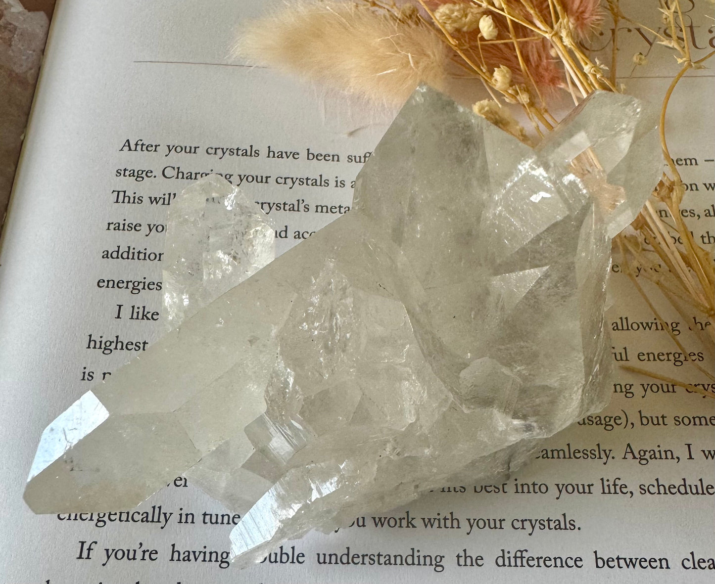 Clear Quartz Cluster 1