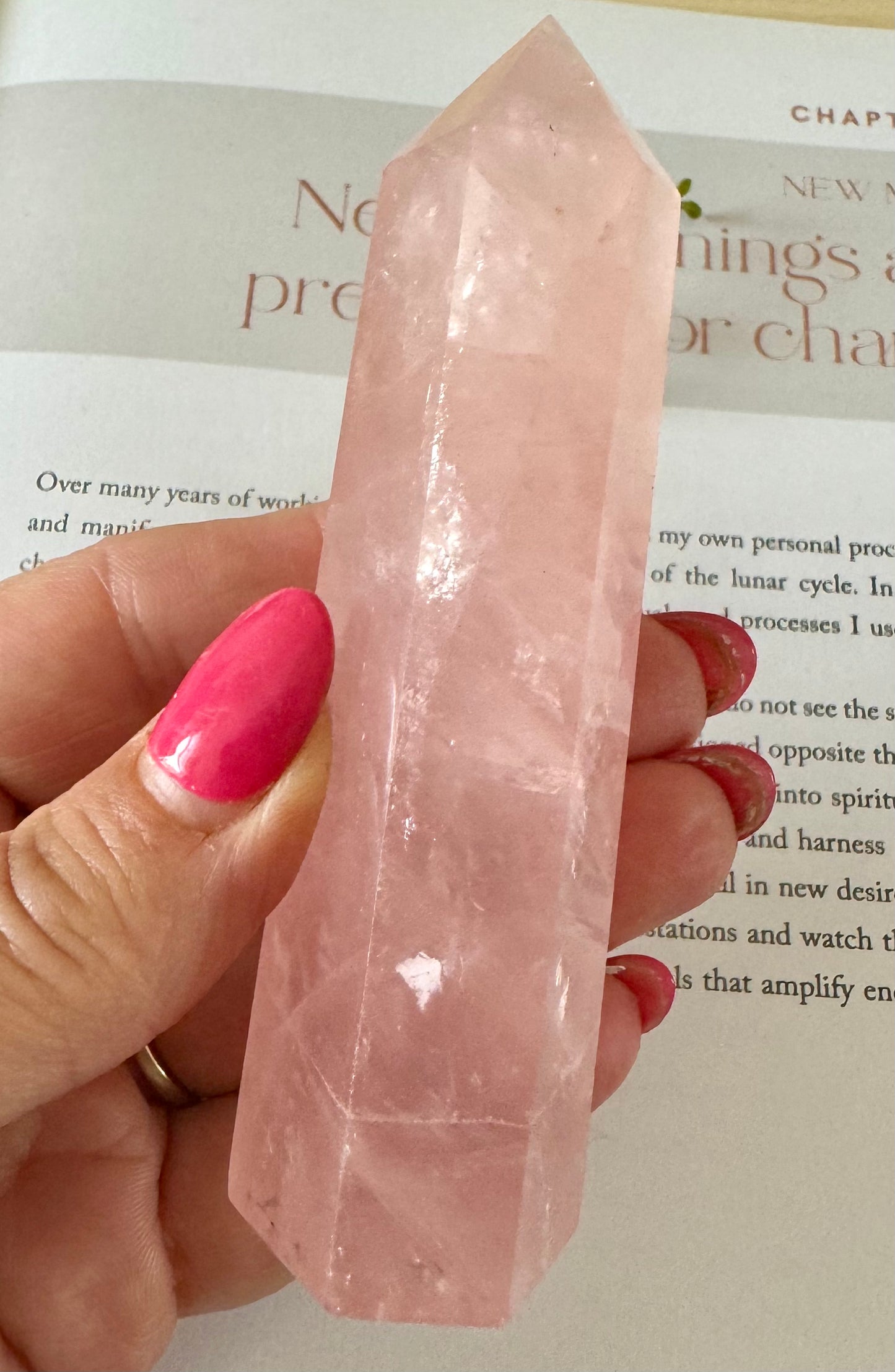 Rose Quartz Point 5