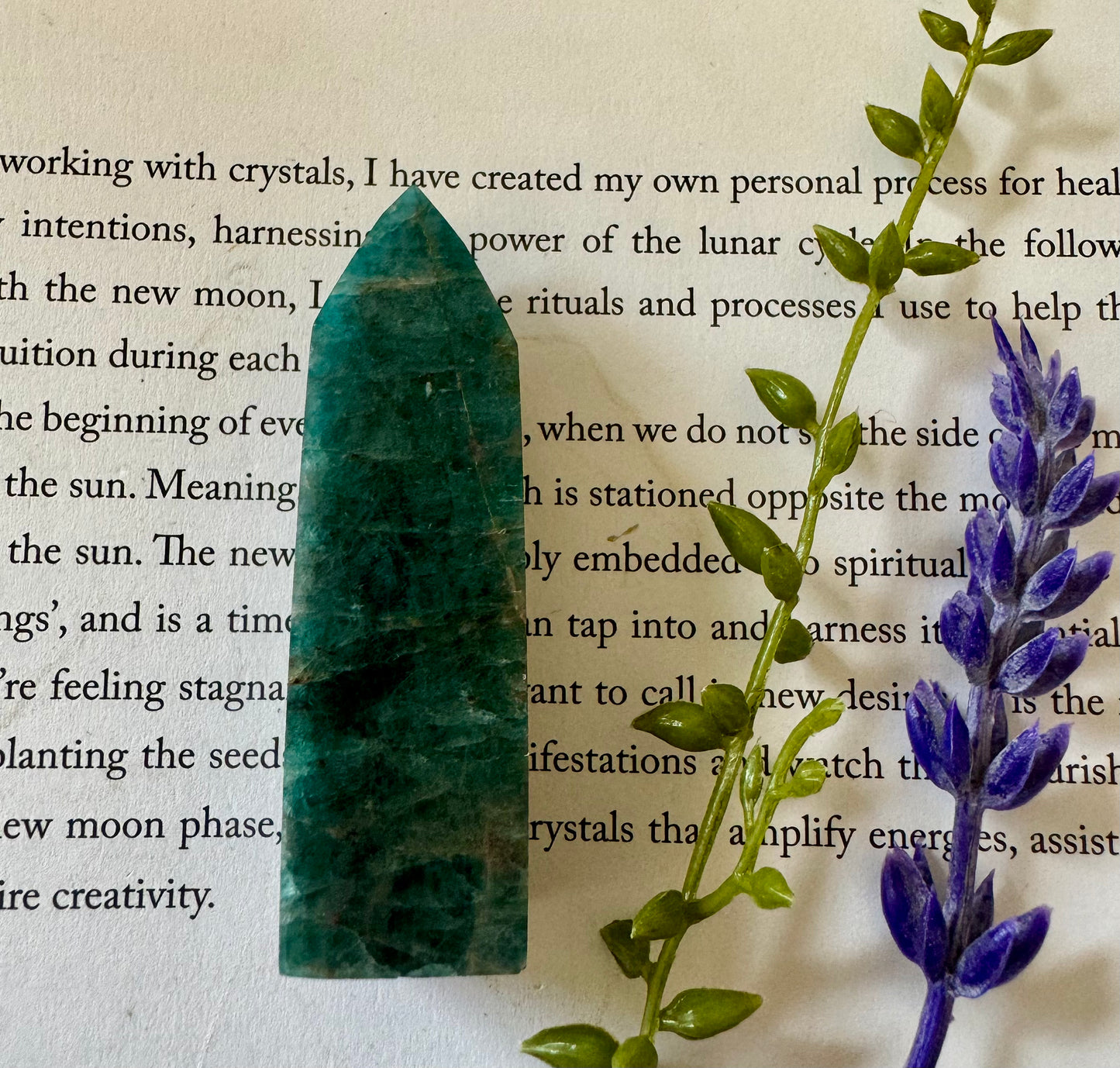 Blue Apatite Point 1