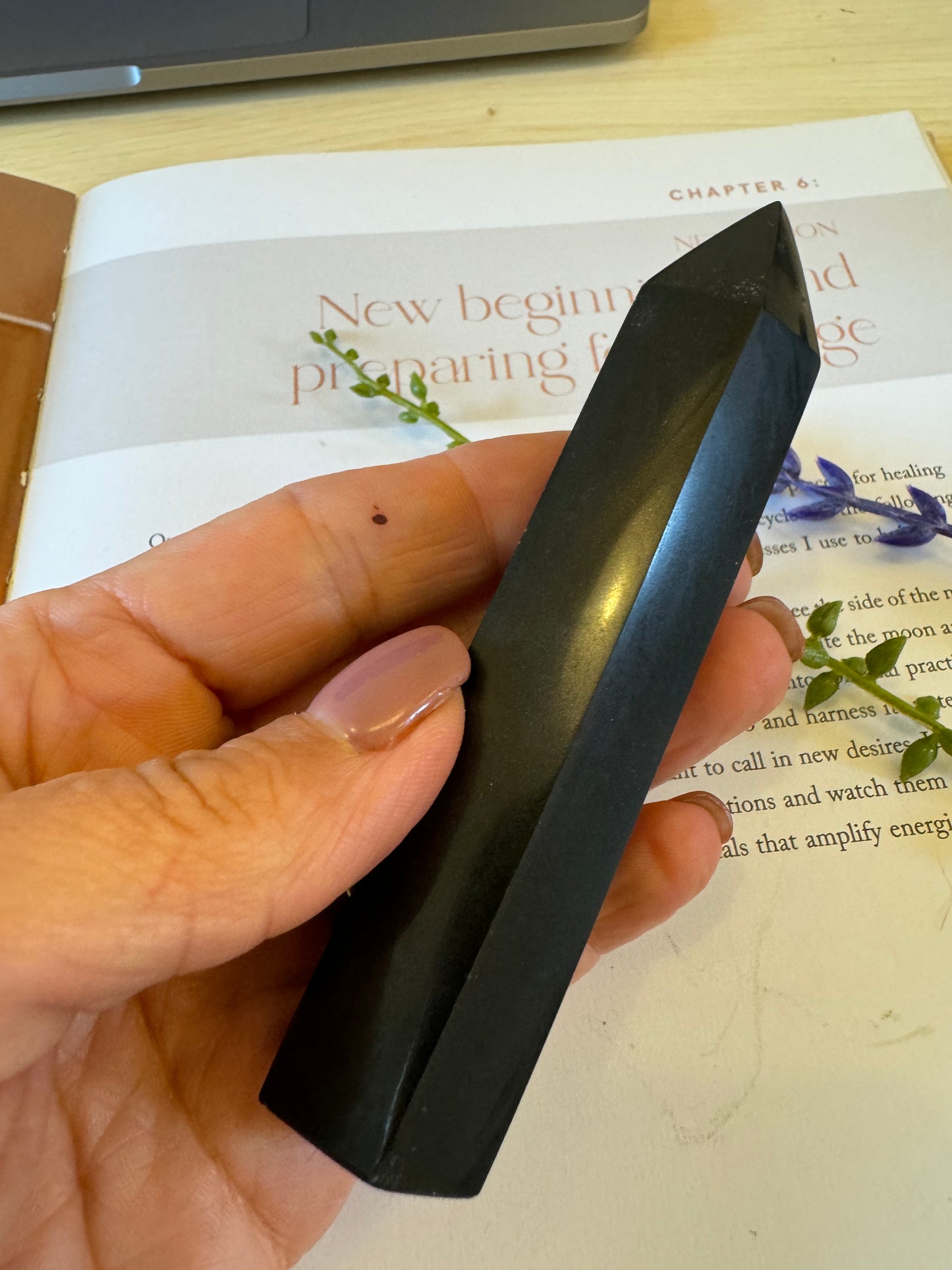 Black Tourmaline Point 1