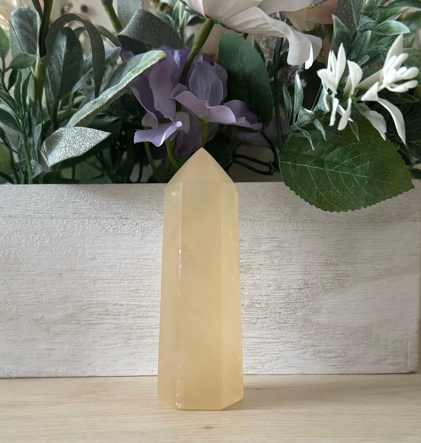 Honey Calcite Tower 2