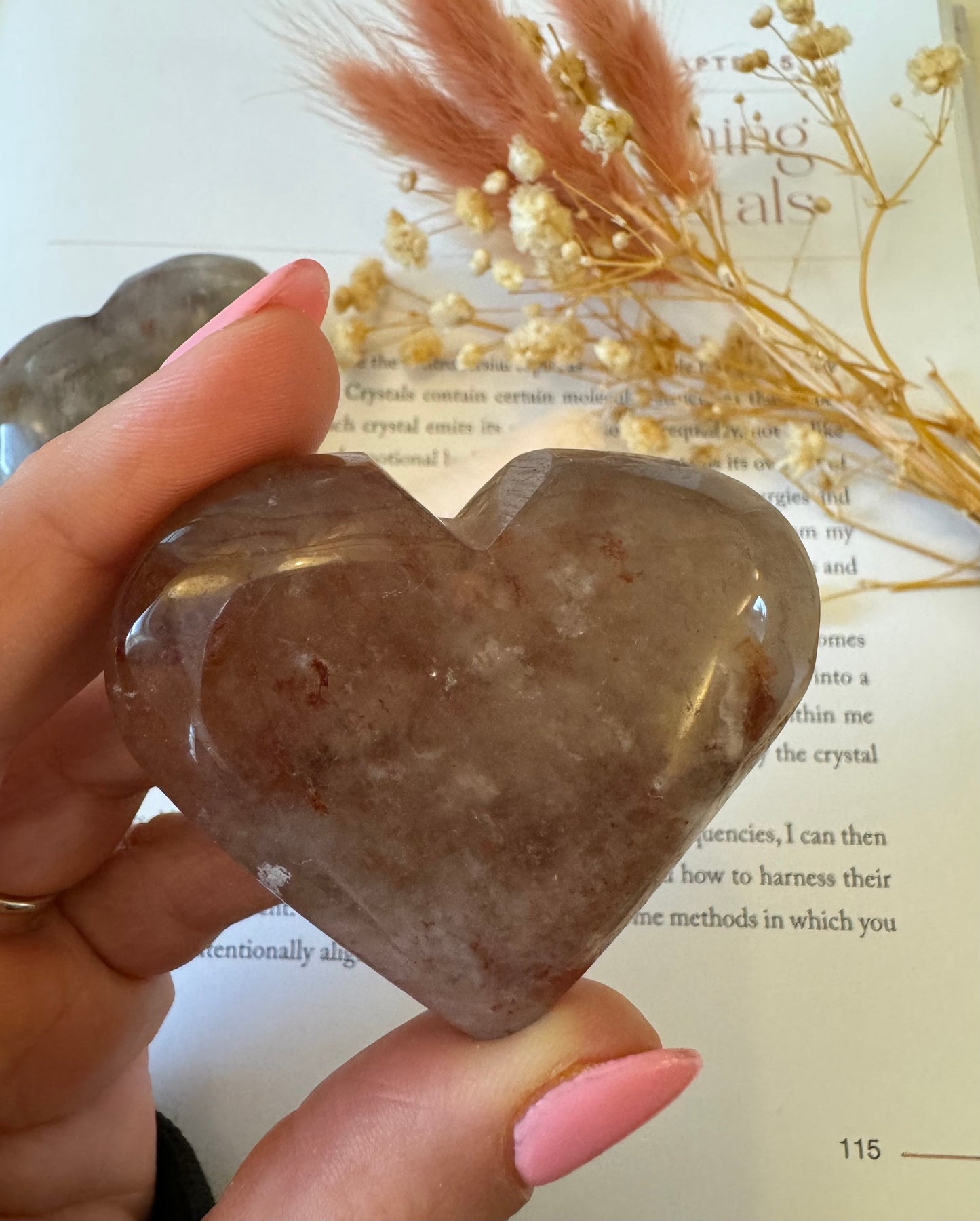 Fire Quartz Heart