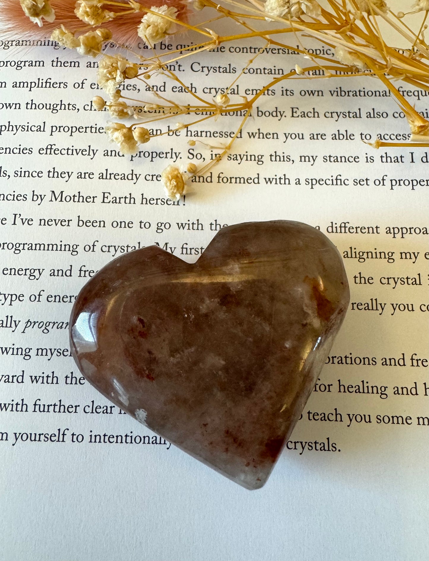 Fire Quartz Heart