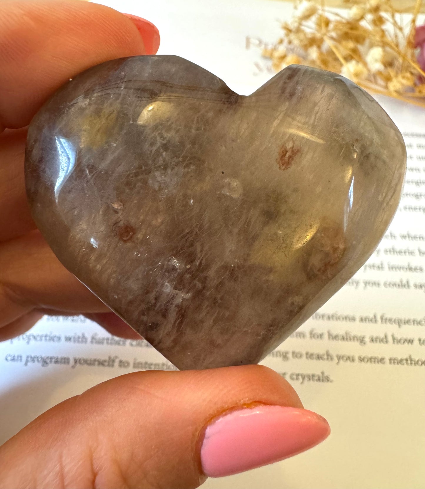 Fire Quartz Heart