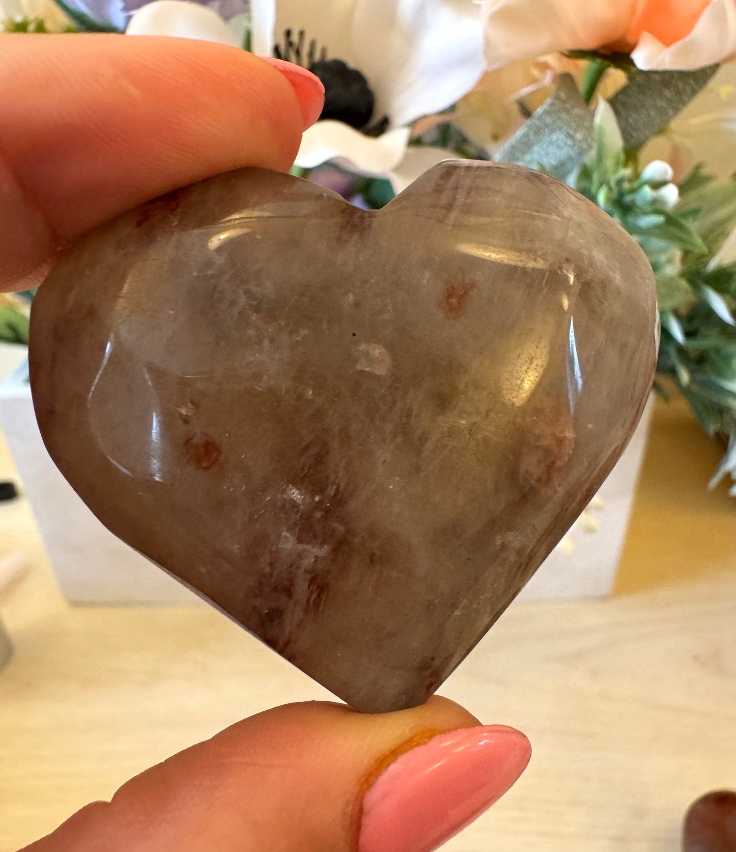 Fire Quartz Heart