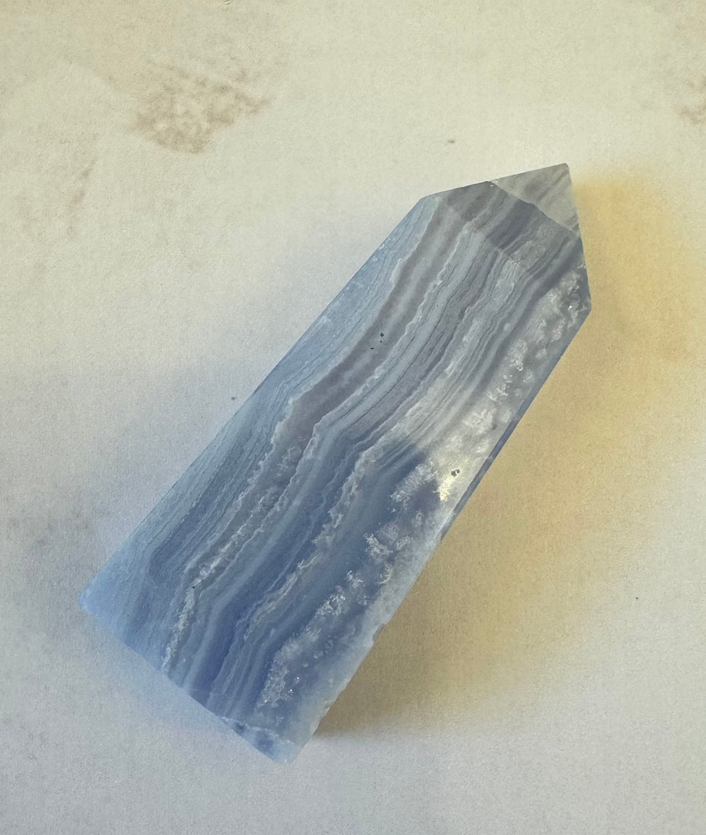 Blue Lace Agate Point 1