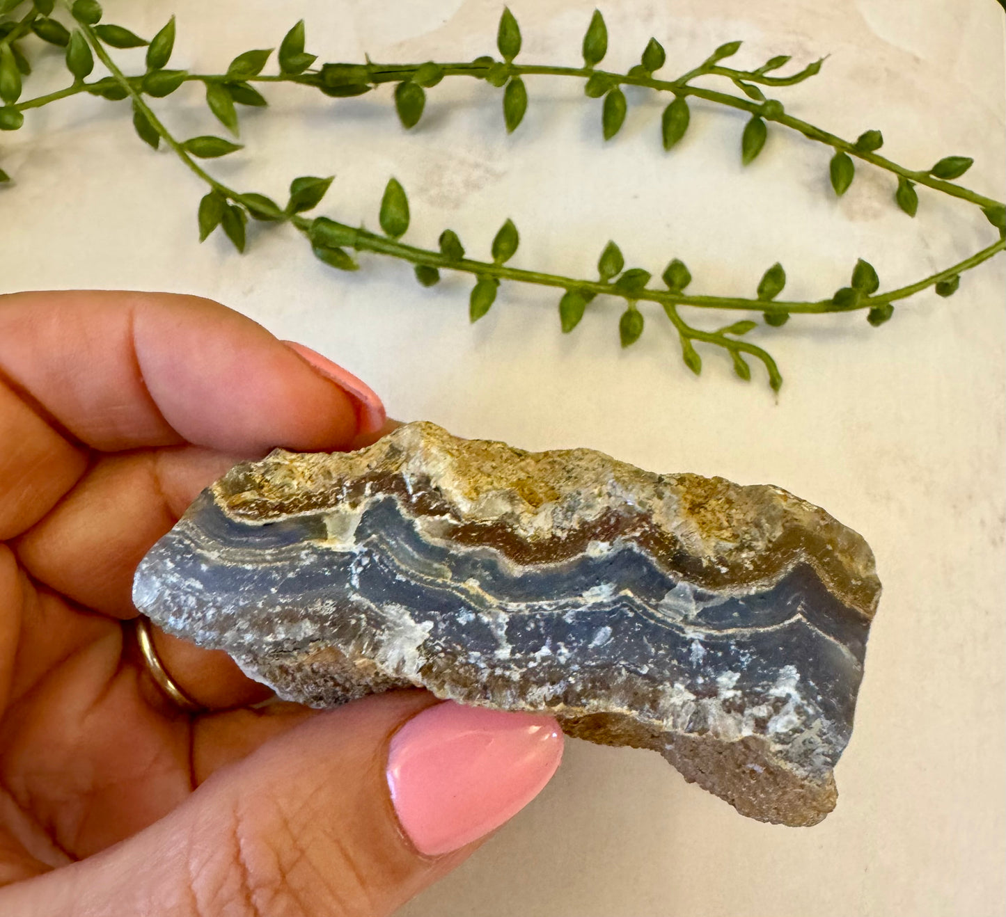 Blue Lace Agate Raw