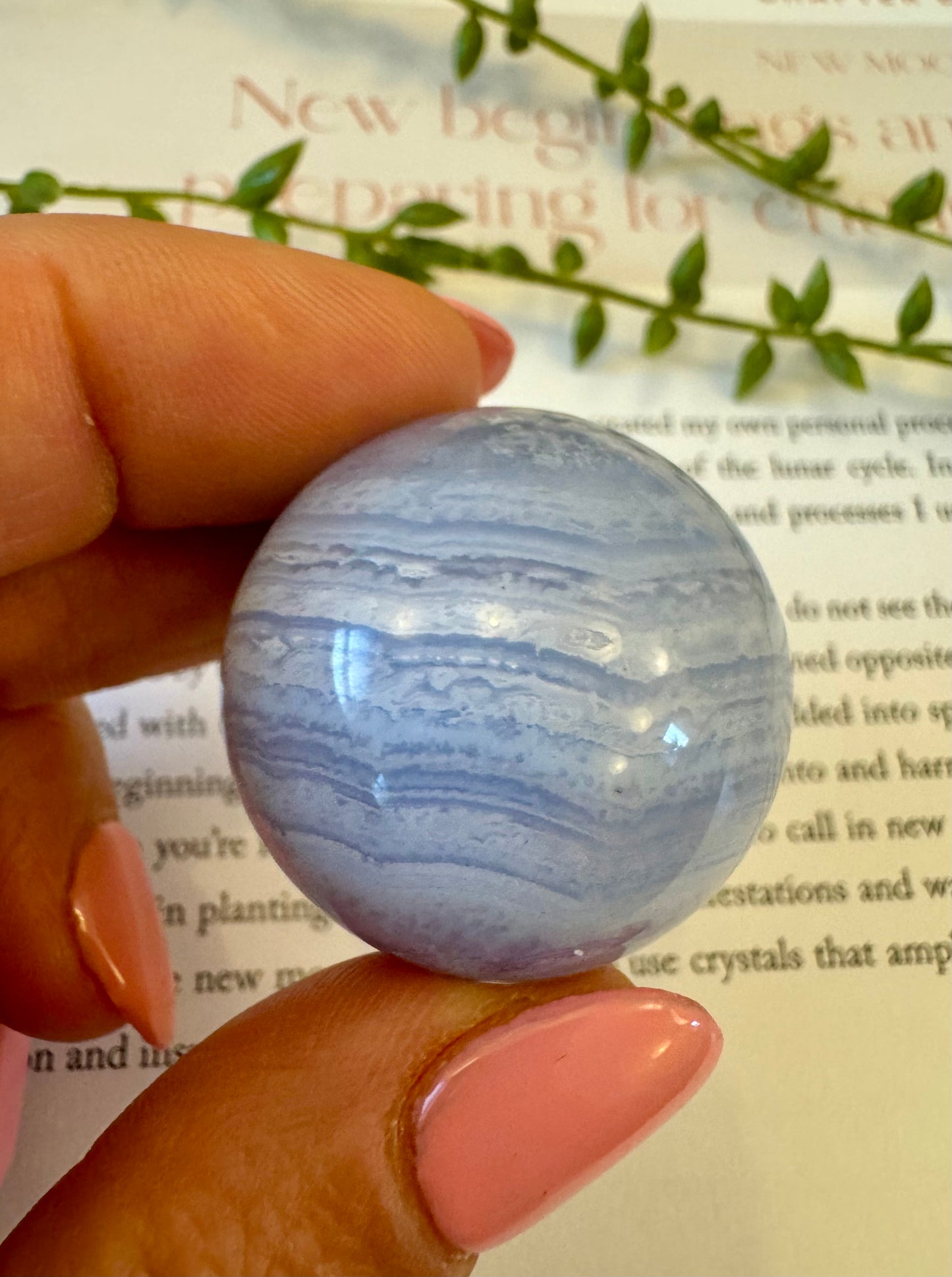 Blue Lace Agate Sphere