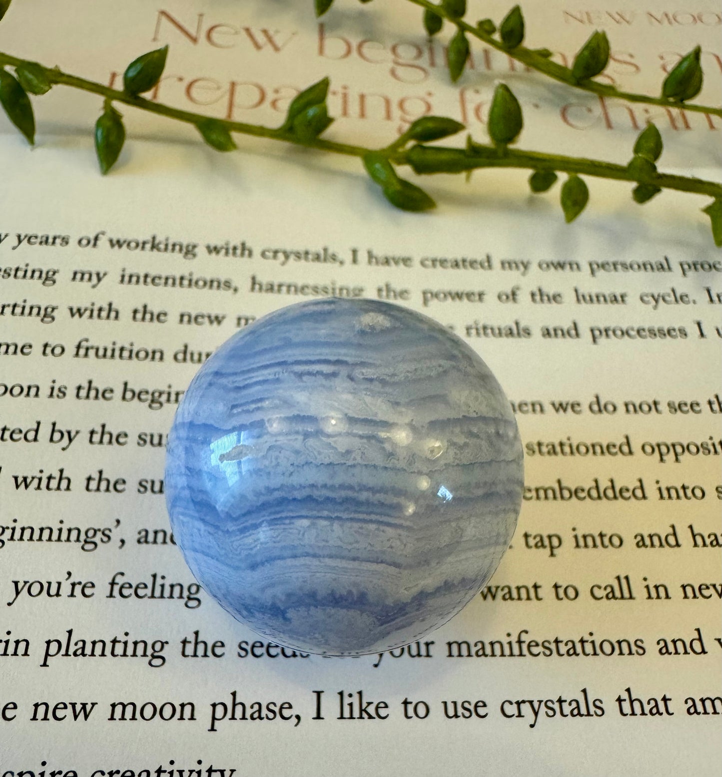 Blue Lace Agate Sphere