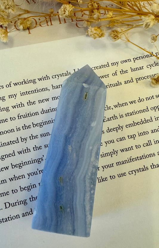 Blue Lace Agate Point 2