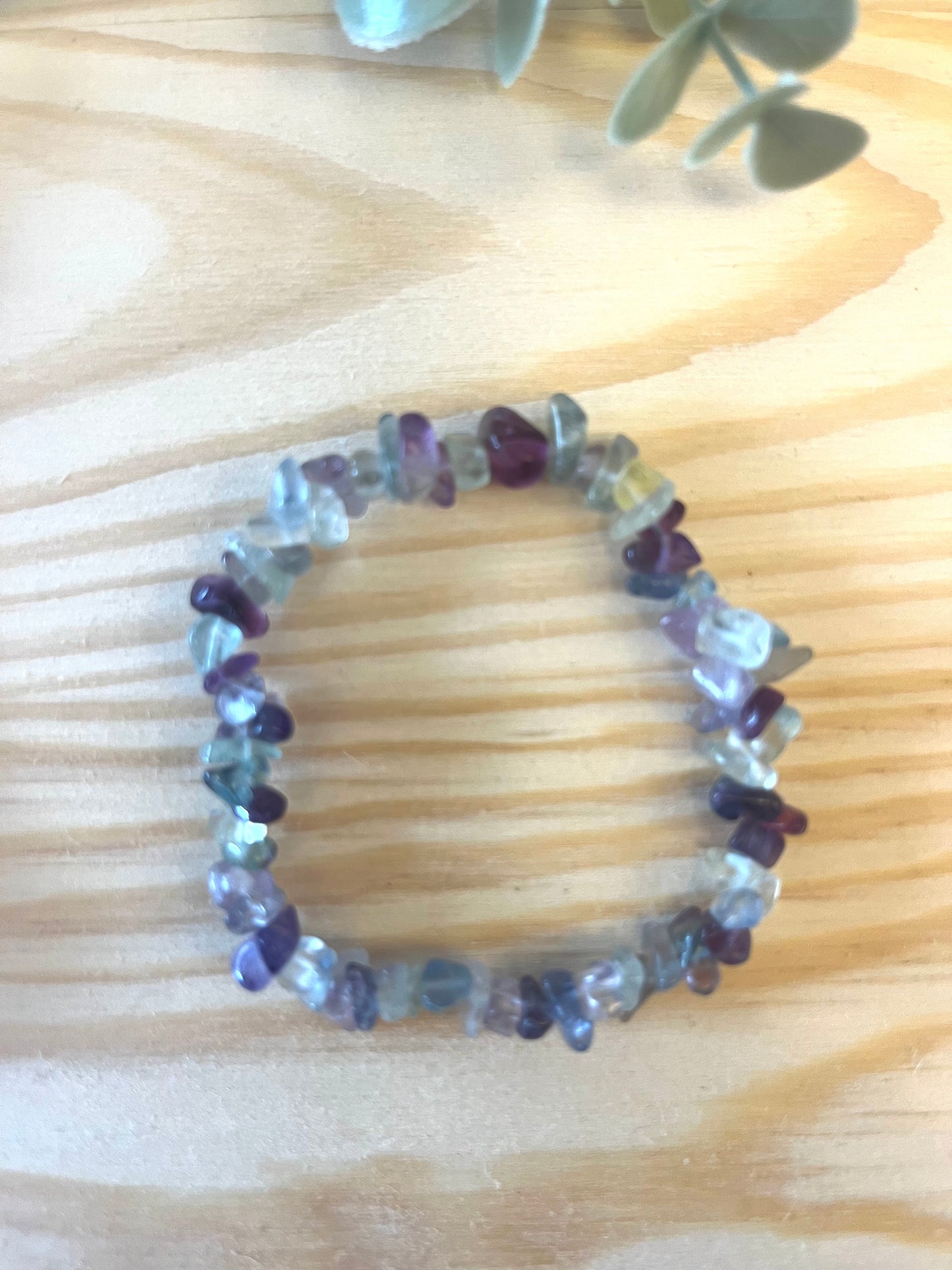 Fluorite Chip Bracelet