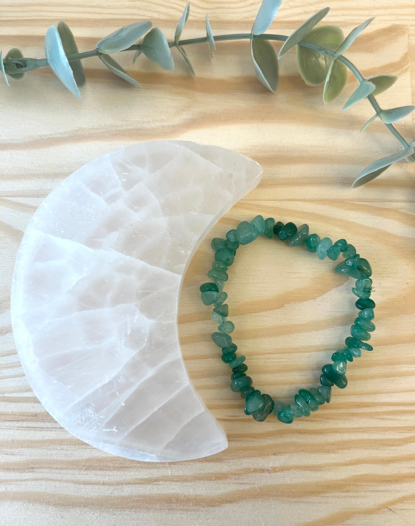 Green Aventurine Chip Bracelet