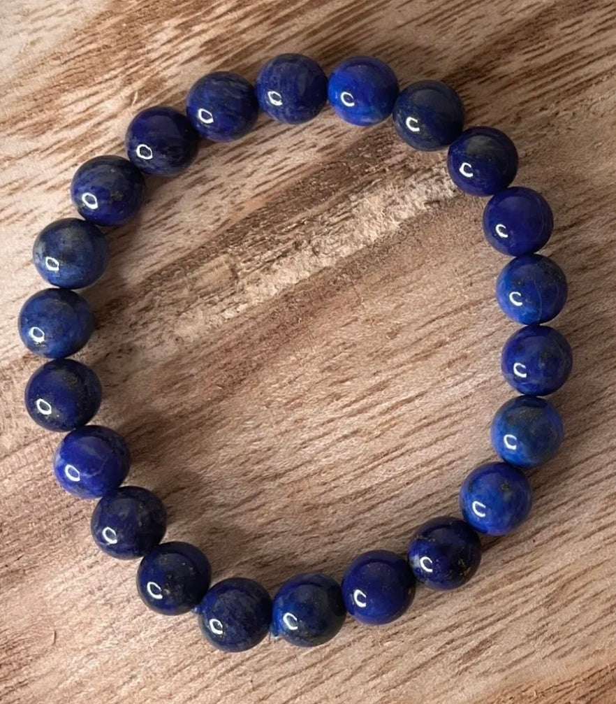 Lapis Lazuli Bead Bracelet