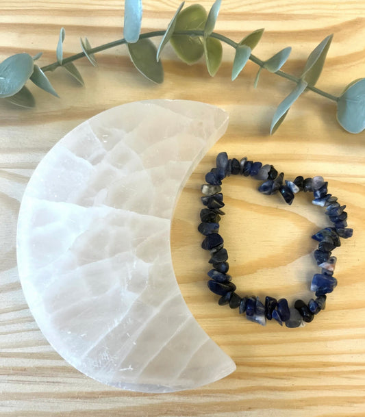 Lapis Lazuli Chip Bracelet