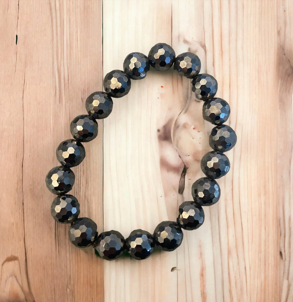 Hematite Bead Bracelet