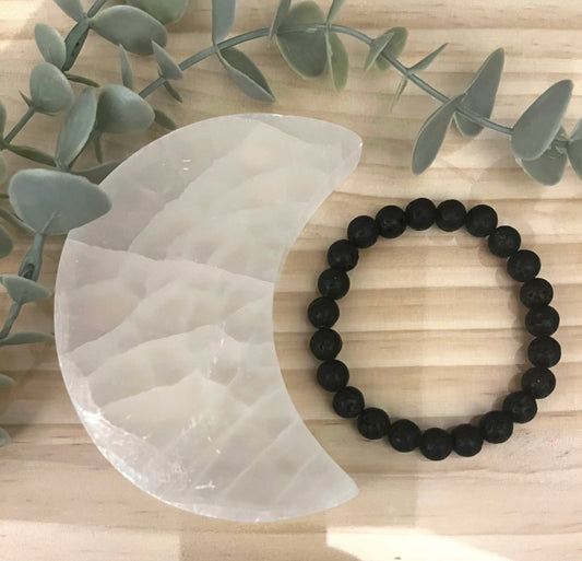 Lava Stone Bead Bracelet