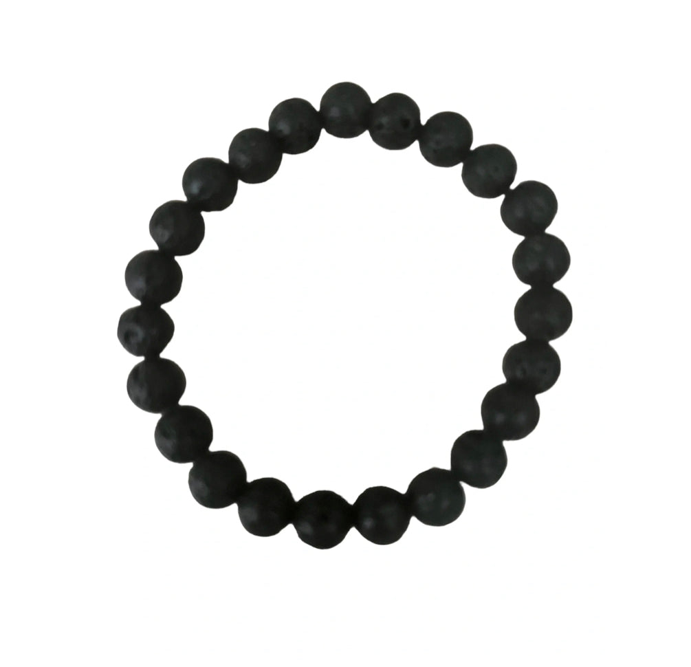 Lava Stone Bead Bracelet