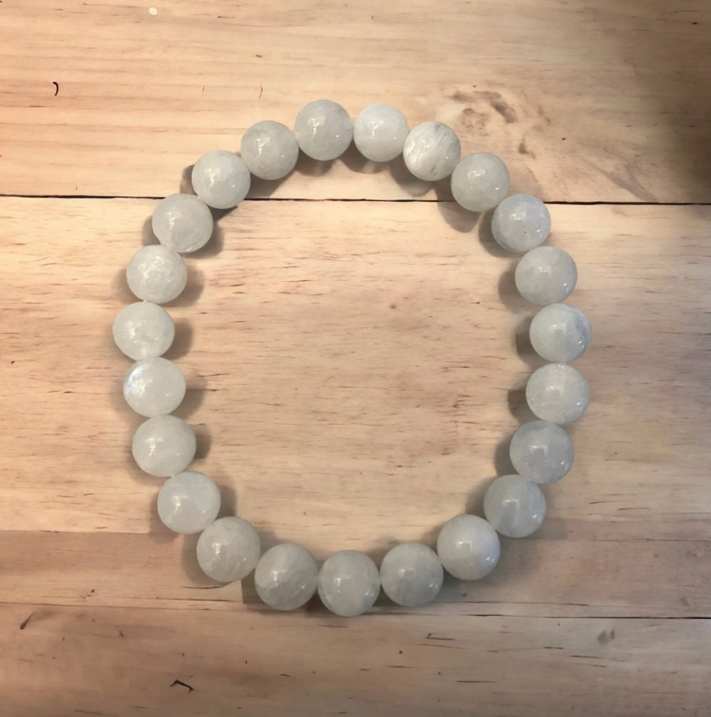 Moonston Bead Bracelet