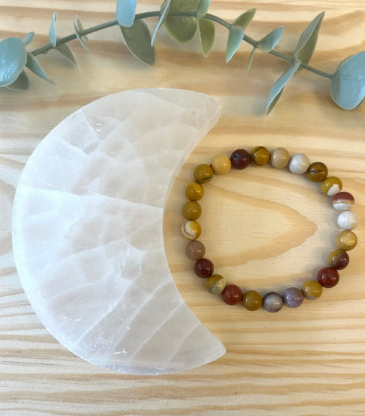 Mookaite Jasper Bead Bracelet