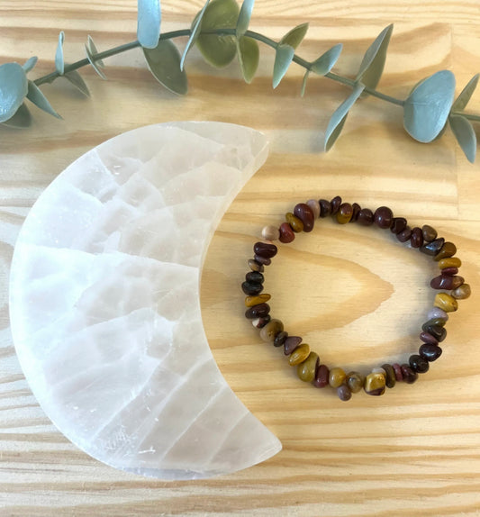 Mookaite Jasper Chip Bracelet