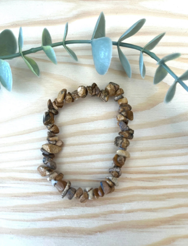 Picture Jasper Chip Bracelet