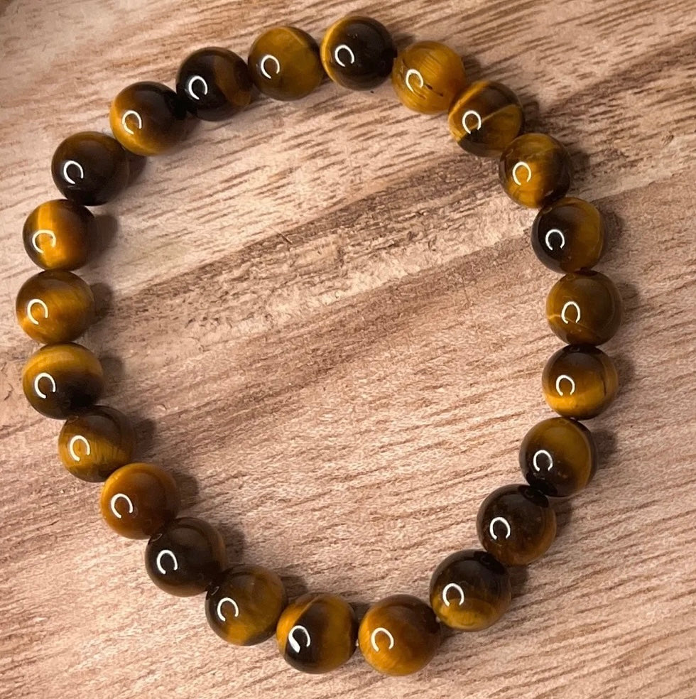 Tigers Eye Bead Bracelet